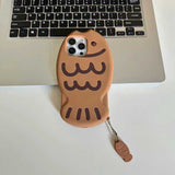 3Dシリコンたい焼きiPhoneケース