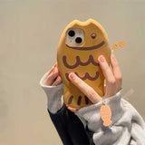 3Dシリコンたい焼きiPhoneケース