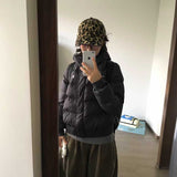 ドロストフードダウンジャケット