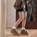 ビッグリボンムートンブーツ