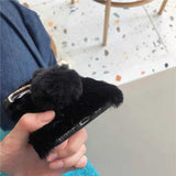 ブラックバニーぬいぐるみiPhoneケース
