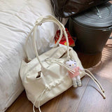 ドロストレザースクエアトートバッグ
