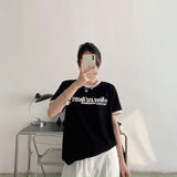モノトーンロゴリンガーTシャツ