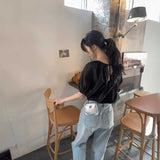 ダブルバックリボンパフブラウス
