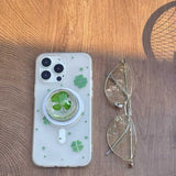【MagSafe対応】ウィッシュクローバーiPhoneケース