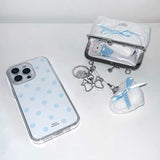 【MagSafe対応】カードケース付きブルーコアiPhoneケース
