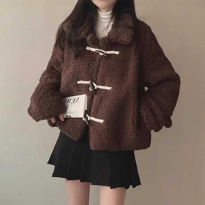 ボアダッフルコート