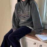 ブルックリンハーブジップボアスウェット