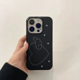 ブラックエンジェルハートiPhoneケース
