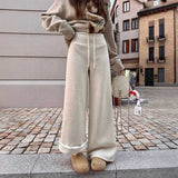 裏起毛ワイドルーズスウェットパンツ