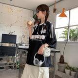 オーバーシャイントラックユニTシャツ
