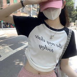 サイドギャザーラグランTシャツ