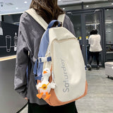 カラージップフロントロゴリュック