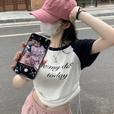 サイドギャザーラグランTシャツ