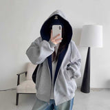 インナーコントラストパーカー