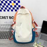 カラージップフロントロゴリュック