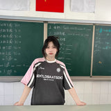 ピンクサッカーユニTシャツ