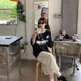 オーバーシャイントラックユニTシャツ