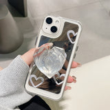 3DハートミラーiPhoneケース