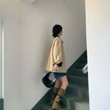 バイカラースプリングコート