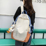 カラージップフロントロゴリュック