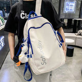 カラージップフロントロゴリュック