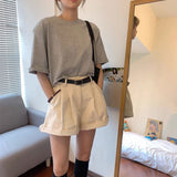 スマートルーズクロップドTシャツ
