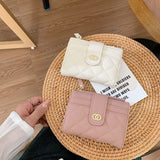 ワンボタンキルティングミニ財布