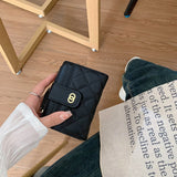 ワンボタンキルティングミニ財布