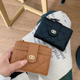 ワンボタンキルティングミニ財布