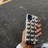 ハートバブルラップiPhoneケース