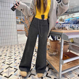 裏起毛ワイドルーズスウェットパンツ