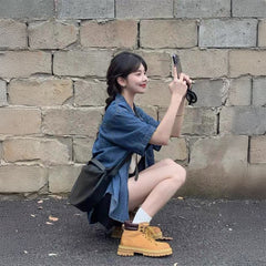 サマーライトデニムシャツ