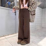 裏起毛ワイドルーズスウェットパンツ