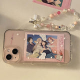 推し活クリアエンジェルiPhoneケース