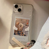 推し活クリアエンジェルiPhoneケース