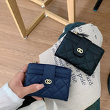 ワンボタンキルティングミニ財布