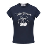 チェリーロゴリボンTシャツ
