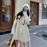 ハイネックウエストマークコート