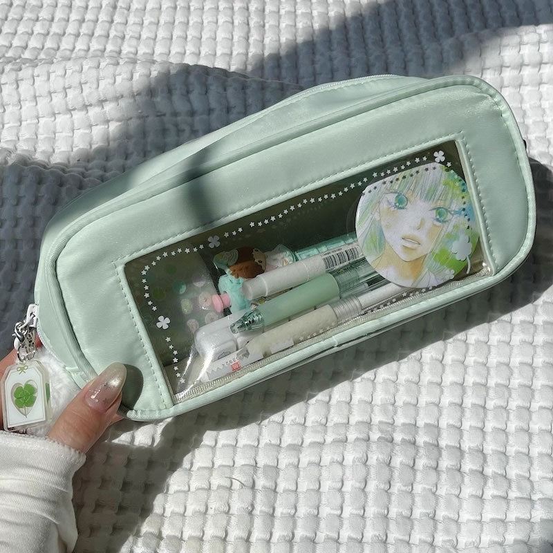 ワイドクリア推し活ペンケース