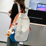 カラージップフロントロゴリュック