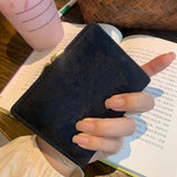 ナチュラルワンポイントがま口ミニ財布