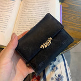 ナチュラルワンポイントがま口ミニ財布