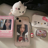 推し活クリアエンジェルiPhoneケース