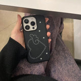 ブラックエンジェルハートiPhoneケース