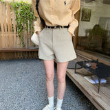 ウールフォーマルショートパンツ
