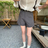 ウールフォーマルショートパンツ