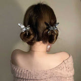 シルバーアゲハヘアクリップ