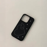 ブラックエンジェルハートiPhoneケース