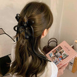 フローリボンヘアクリップ